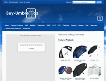 Tablet Screenshot of buy-umbrellas.com
